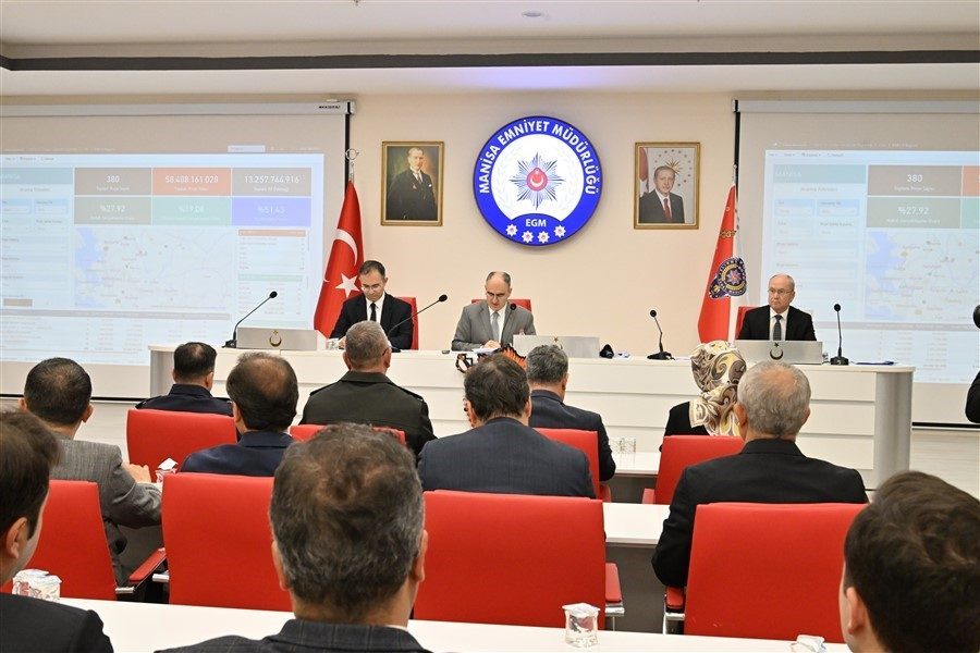 Manisa’da yatırım projelerinin değerlendirilmesi ve koordinasyon çalışmalarının tespitini amaçlayan 2025
