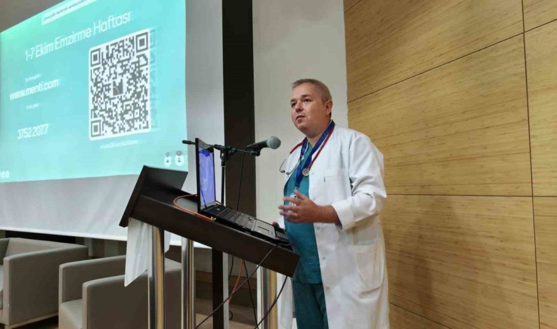 Emzirme Haftası Etkinlikleri kapsamında Manisa Merkezefendi Devlet Hastanesinde emzirme atölyesi