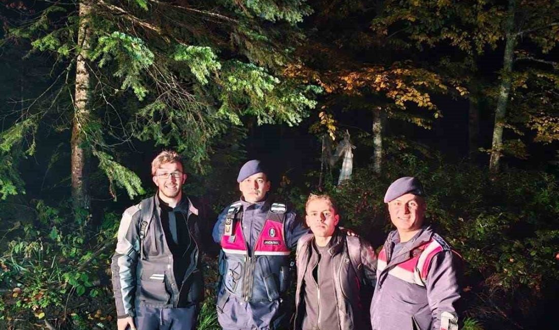 Bartın’da mantar toplamak için gittikleri ormanda kaybolan 2 genç, jandarma,