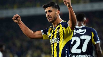 Fenerbahçe’nin İspanyol futbolcusu Marco Asensio, Fatih Karagümrük filelerine attığı golle