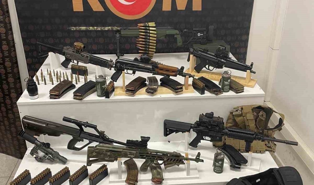 Mardin’de polis ekipleri, yasa dışı silah kaçakçılığı ve ticaretine yönelik