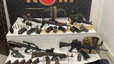 Mardin’de polis ekipleri, yasa dışı silah kaçakçılığı ve ticaretine yönelik