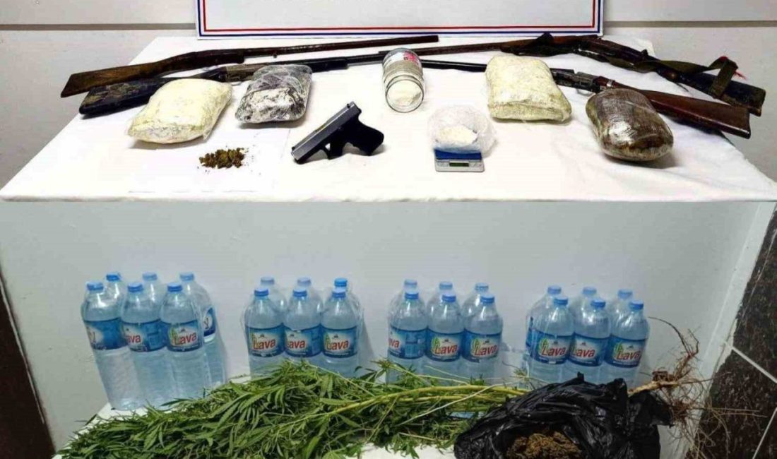 Mardin’in Nusaybin ve Kızıltepe ilçelerinde jandarma ekiplerinin düzenlediği uyuşturucu operasyonlarında