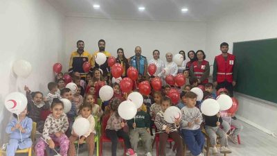 DÜZCE (İHA) – Düzce İl Ambulans Servisi Başhekimliği ekipleri anaokulu