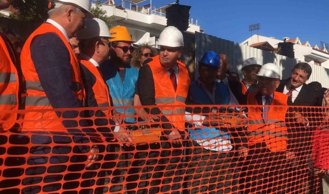 Muğla Valisi Dr. İdris Akbıyık, hayırsever iş insanı İsmet Tekin