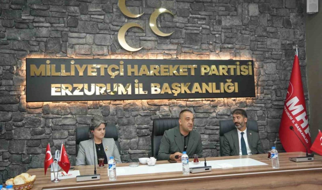 Muhtarlar, MHP Erzurum İl Başkanı Yurdagül ile kahvaltıda buluştu 19 Ekim Muhtarlar Günü dolayısıyla Milliyetçi Hareket Partisi (MHP) Erzurum