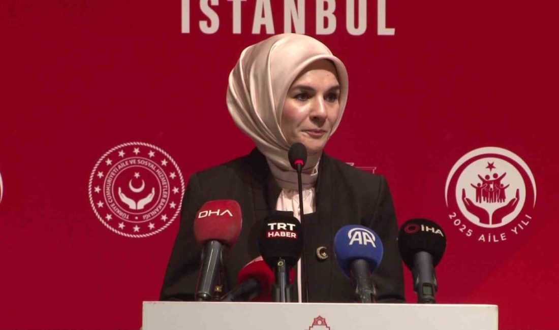 Aile ve Sosyal Hizmetler Bakanı Mahinur Özdemir Göktaş, aile kurumunu