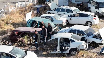 Nevşehir’de ağır hasarlı araçların şasi ve motor numaralarını hacizli veya