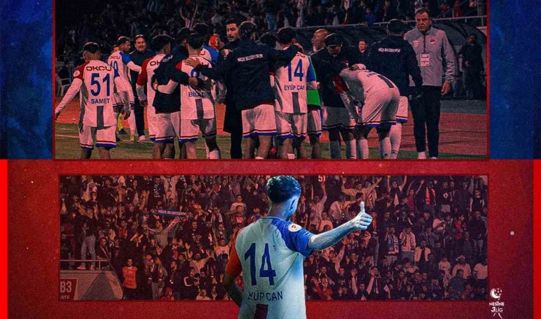 Nesine.com 3. Lig 2. Grup 7. hafta karşılaşmasında Niğde Belediyespor,