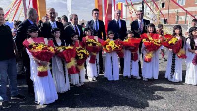 Mardin’in Nusaybin ilçesinde inşa edilen Adnan Polat Galatasaray Spor ve