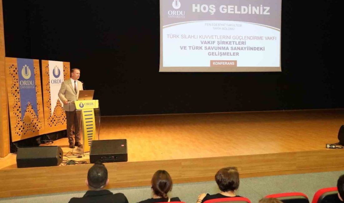 Ordu Üniversitesi (ODÜ) Rektörü Prof Dr. Orhan Baş, savunma sanayi