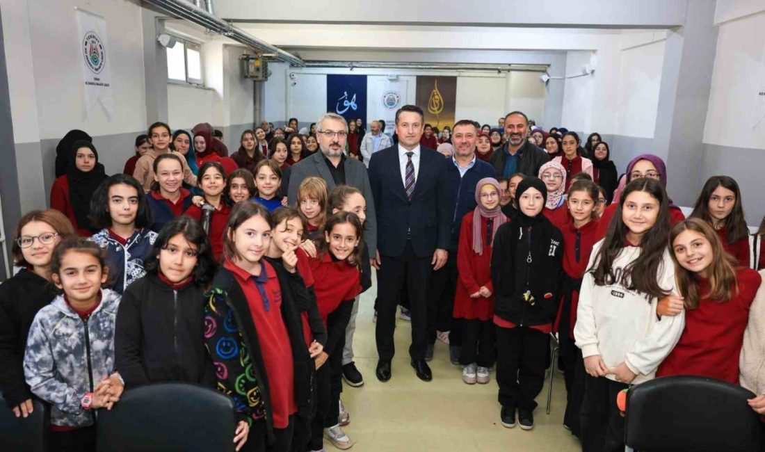 Öğrencilere su tasarrufunun önemini anlattılar SASKİ Genel Müdürü Seyit Sakallıoğlu, Yenikent Kız Anadolu İmam Hatip