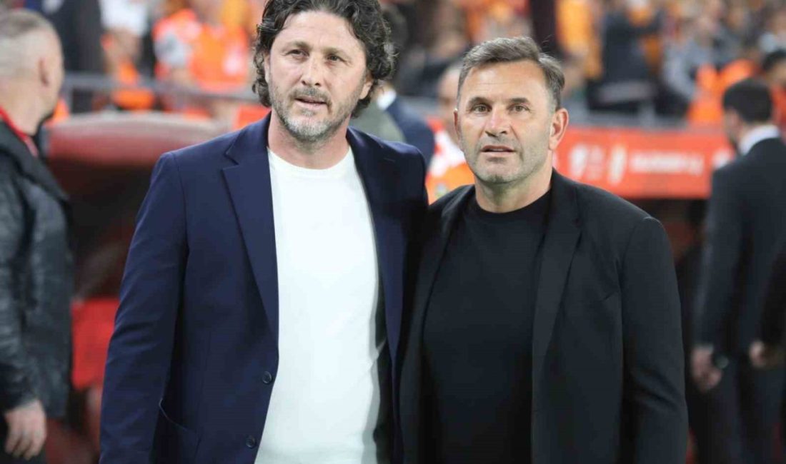 Galatasaray Teknik Direktörü Okan Buruk ile Trabzonspor Teknik Direktörü Fatih