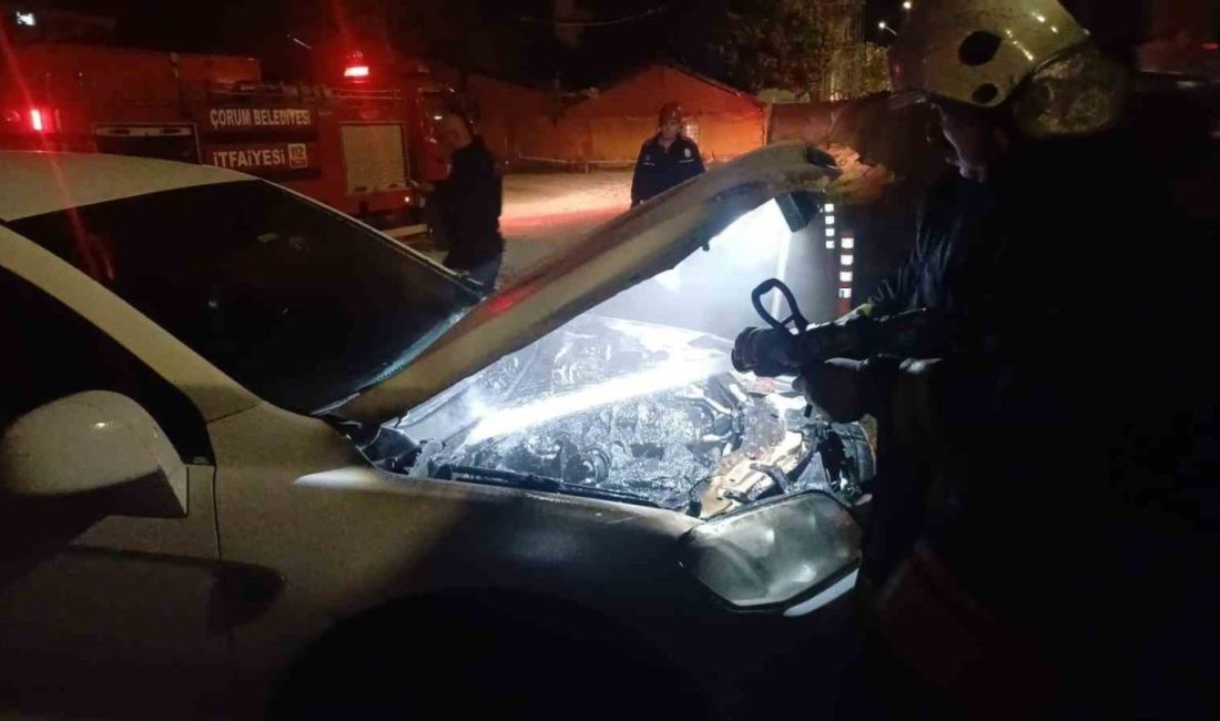 Park halindeki cipi küle dönmekten itfaiye kurtardı Çorum’da park halinde bulunan cipte çıkan yangın, itfaiye ekiplerinin hızlı