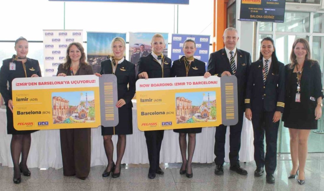 Avrupa uçuş ağını güçlendiren Pegasus Hava Yolları, İzmir Adnan Menderes’ten