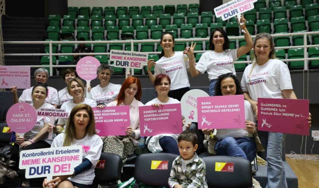 Göztepe Basketbol Takımı, Darüşşafaka Lassa karşılaşması öncesi parkeye farkındalık pankartıyla