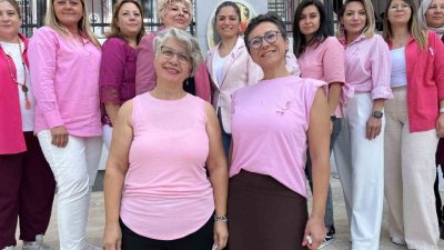 İzmir’de Fevzi Özakat Anadolu Lisesi öğretmenleri kanserle mücadele eden meslektaşları