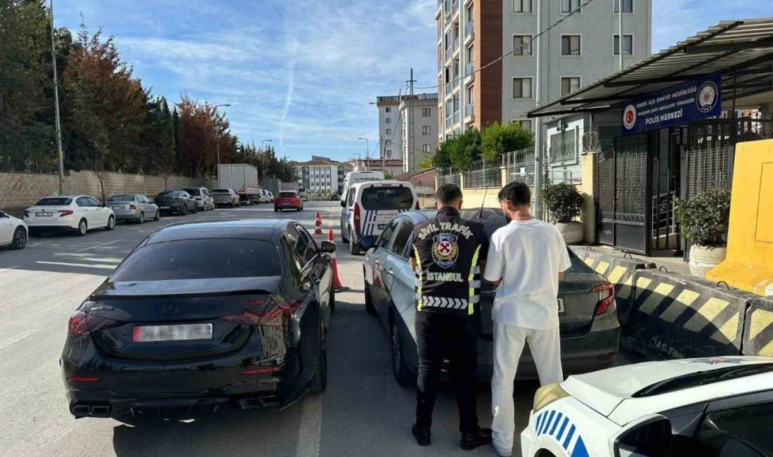Pendik’te makas atarak trafik güvenliğini tehlikeye düşüren sürücü hakkında 13