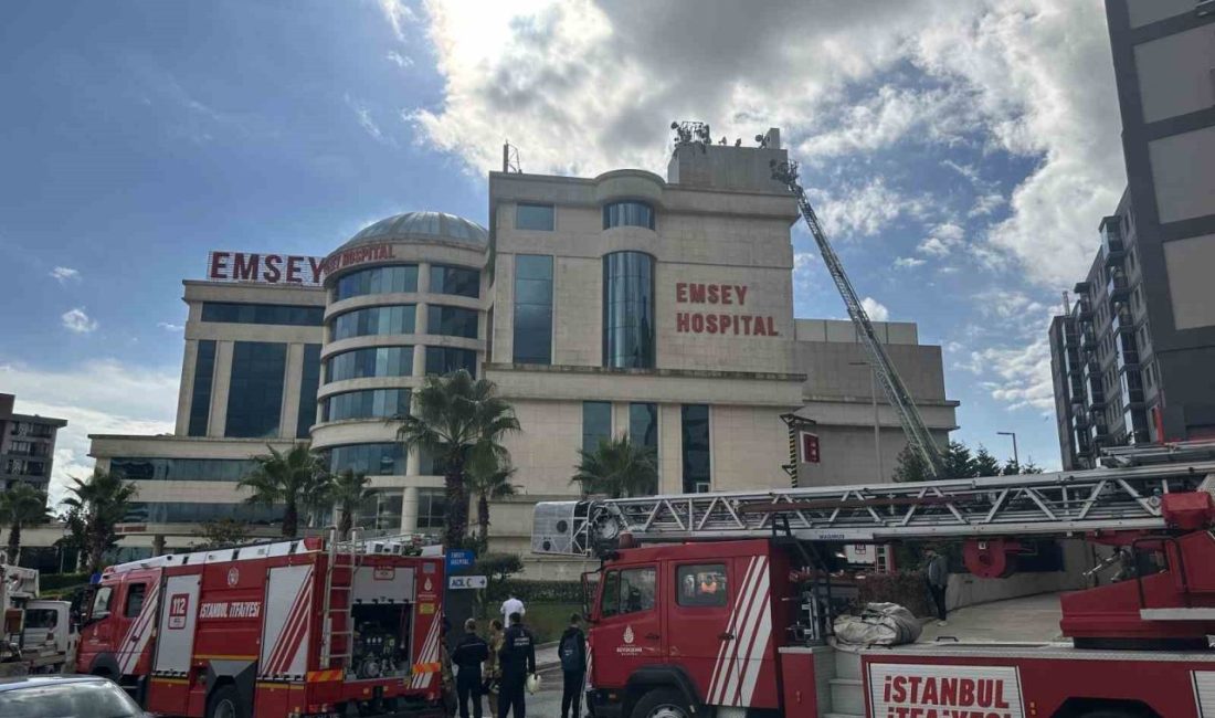 İstanbul’un Pendik ilçesinde Özel Emsey Hastanesi’nin çatısında yer alan baz