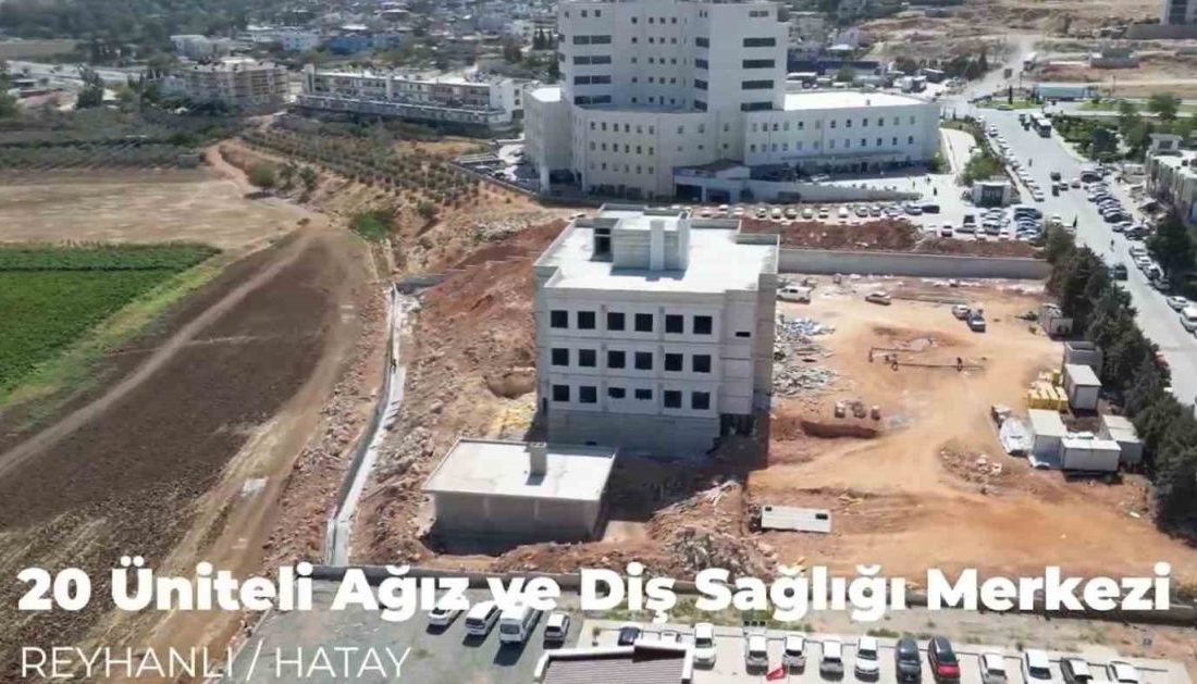 Hatay’ın Reyhanlı ilçesine inşa edilen 20 ünite kapasiteli ağız ve