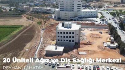 Hatay’ın Reyhanlı ilçesine inşa edilen 20 ünite kapasiteli ağız ve