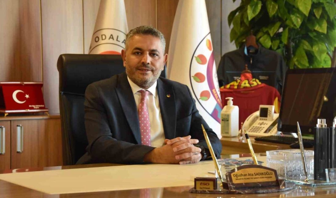 Sadıkoğlu: “Malatya kayısısı Türkiye’nin markasıdır” MTSO Başkanı Oğuzhan Ata Sadıkoğlu, son günlerde Malatya ve Elazığ