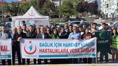 Dünya Sağlık Örgütü’nün ‘Dünya Yürüyüş Günü’ olarak belirlediği 3-4 Ekim’de