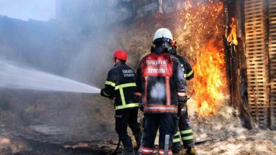 Sakarya’nın Akyazı ilçesinde ahşap sap ve kürek imalatı yapılan atölyede