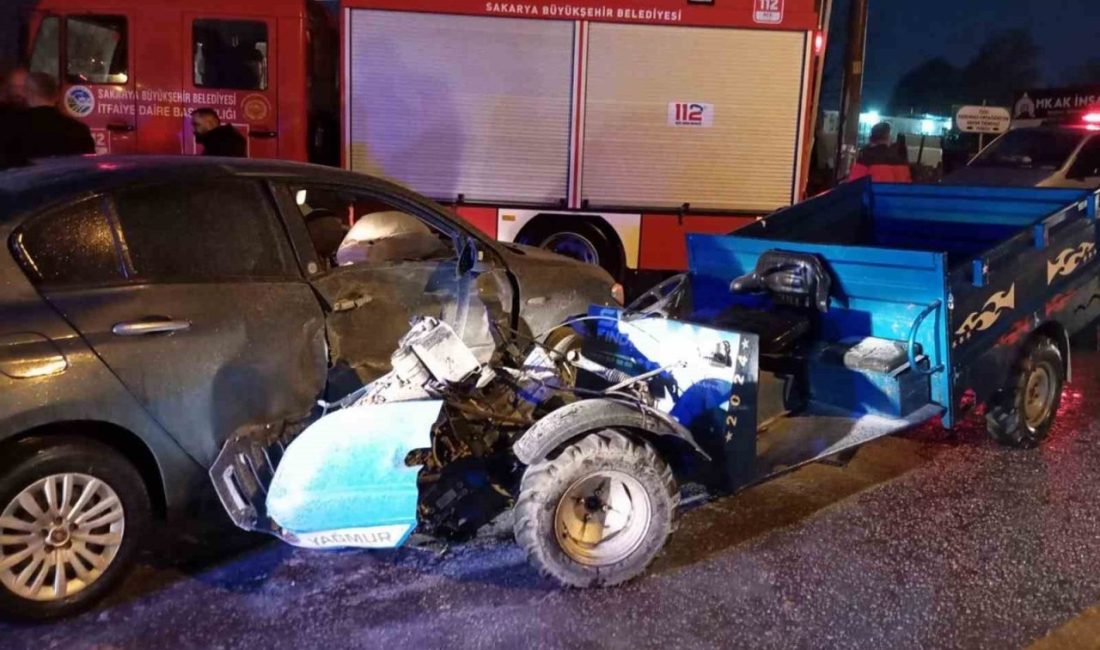 Sakarya’da otomobil ile patpat çarpıştı: 6 yaralı Sakarya’nın Akyazı ilçesinde tarım aracı ile otomobilin çarpıştığı kazada 6