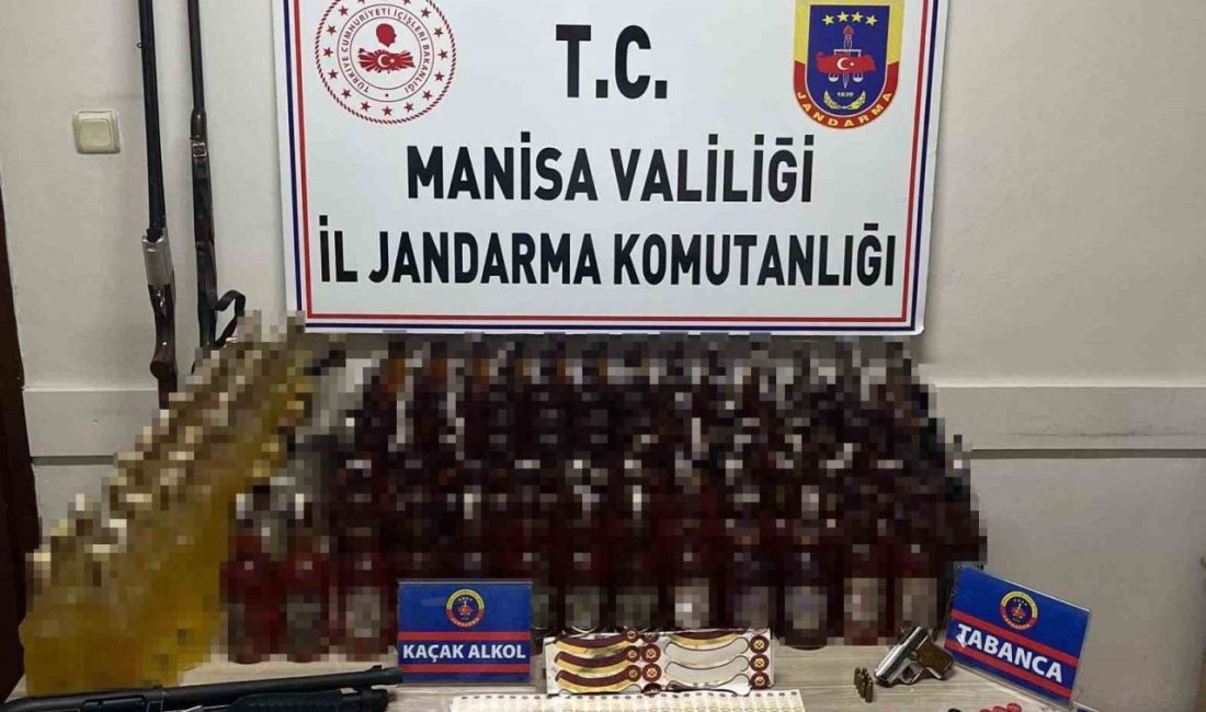 Salihli’de sahte içki operasyonu Manisa’nın Salihli ilçesinde jandarma ekiplerinin bir eve düzenlediği operasyonda, yüzlerce