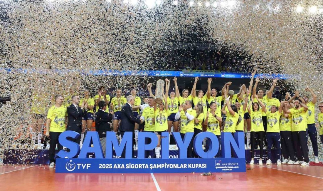 2025 Kadınlar AXA Sigorta Şampiyonlar Kupası finalinde Fenerbahçe Medicana, 2-0