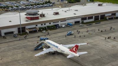 Samsun Çarşamba Havalimanı’nda yılın 9 aylık döneminde (ocak-eylül) toplam 1