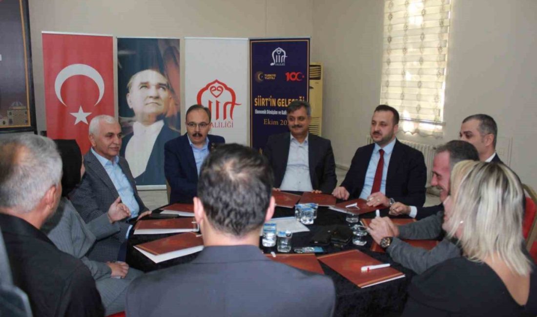 Siirt Valisi Kemal Kızılkaya, “Siirt’in Geleceği: Ekonomik Dönüşüm ve Kalkınma