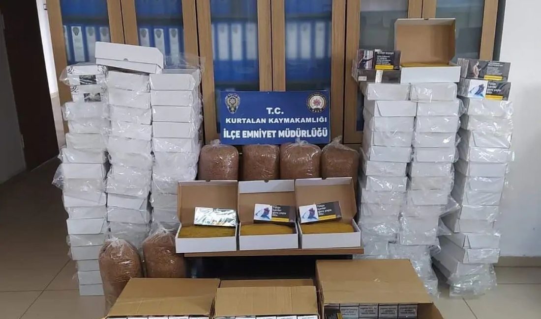 Siirt’te 140 kilo tütün ve 30 bin makaron ele geçirildi Siirt’in Kurtalan ilçesinde 140 kilogramdan fazla kaçak tütün ve 30