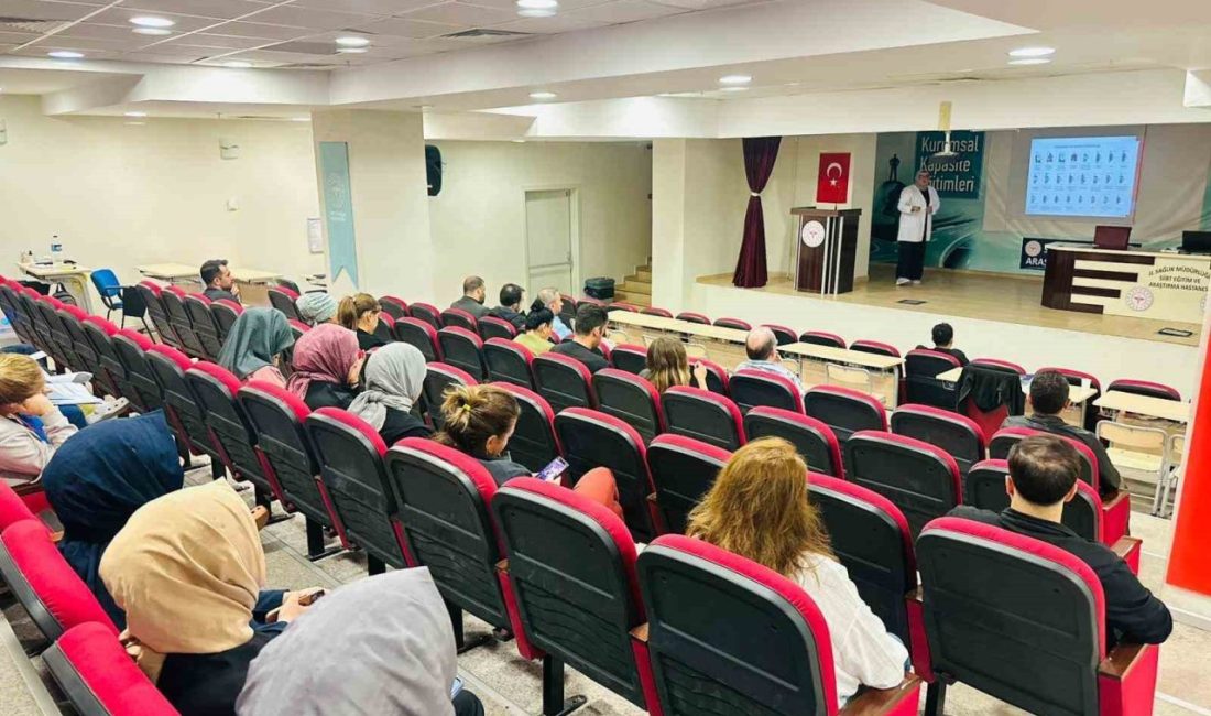Siirt Eğitim ve Araştırma Hastanesinde sağlık personeline “Klinik Rehberler ve
