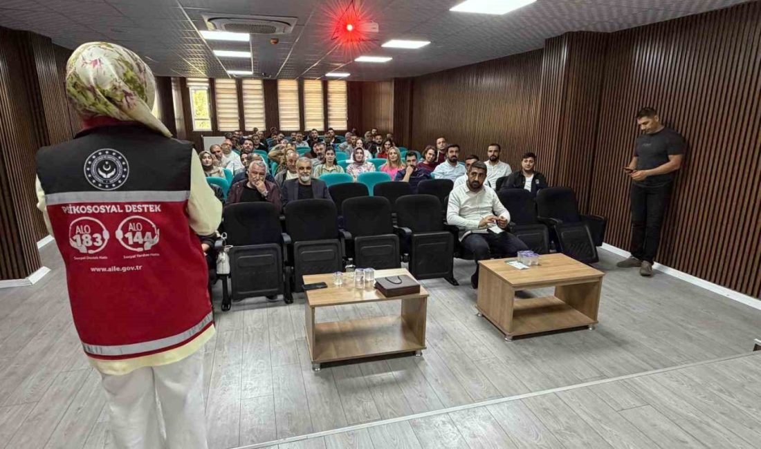 Siirt İl Sağlık Müdürlüğü Destek Hizmetleri Başkanlığı Eğitim Birimi ile