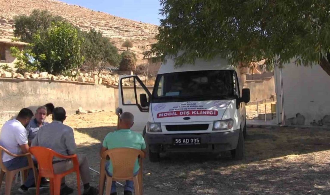 Siirt’te mobil diş kliniği ile hizmet köylülerin ayağına gidiyor Siirt İl Sağlık Müdürlüğü, vatandaşların ağız ve diş sağlığı hizmetine