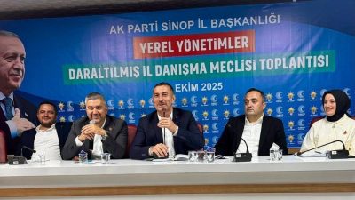 AK Parti Sinop İl Başkanı Yakup Üçüncüoğlu başkanlığında “Yerel Gündemli