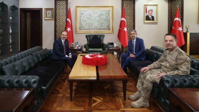 Şırnak Valisi Birol Ekici ve Şırnak İl Jandarma Komutanı Tümgeneral