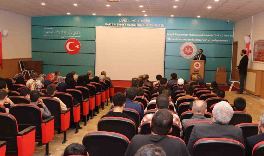 Sivas İl Müftülüğüne bağlı Kur’an kursları ve Hafızlık Proje İmam