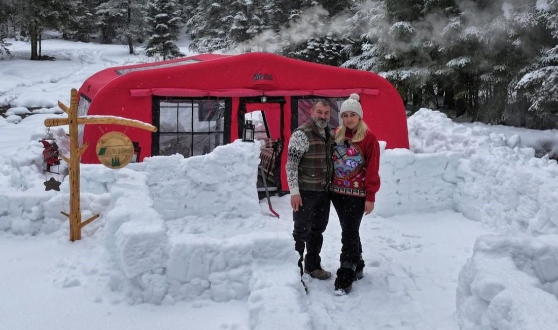 Bolu’da yaşayan ve sosyal medyada kamp videolarıyla tanınan Atik Ailesi’nden
