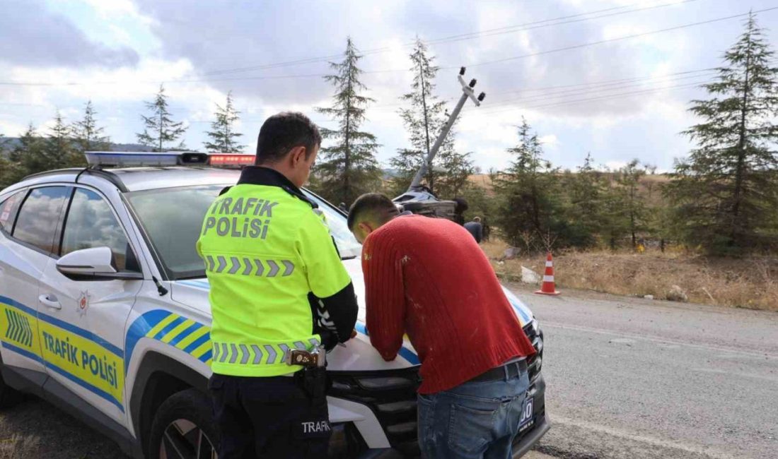 Nevşehir’de tamir için oto tamir dükkanına için getirilen otomobille kaza