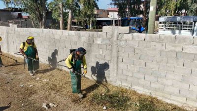 Tarsus Belediyesi Park ve Bahçeler Müdürlüğü ekipleri, Çöplü Mahallesi’nde çim