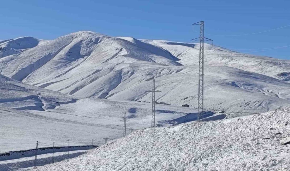 Ağrı’nın Taşlıçay ilçesinde etkili olan kar yağışının ardından Gündoğdu köyü