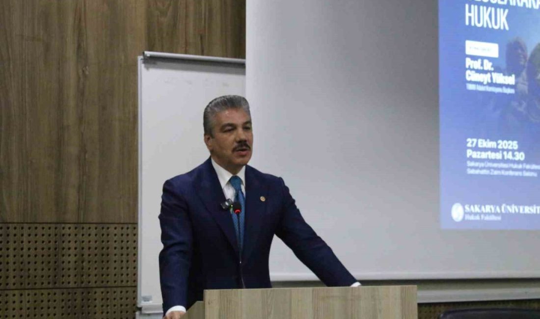 TBMM Adalet Komisyonu Başkanı Prof. Dr. Cüneyt Yüksel, Sakarya Üniversitesinde
