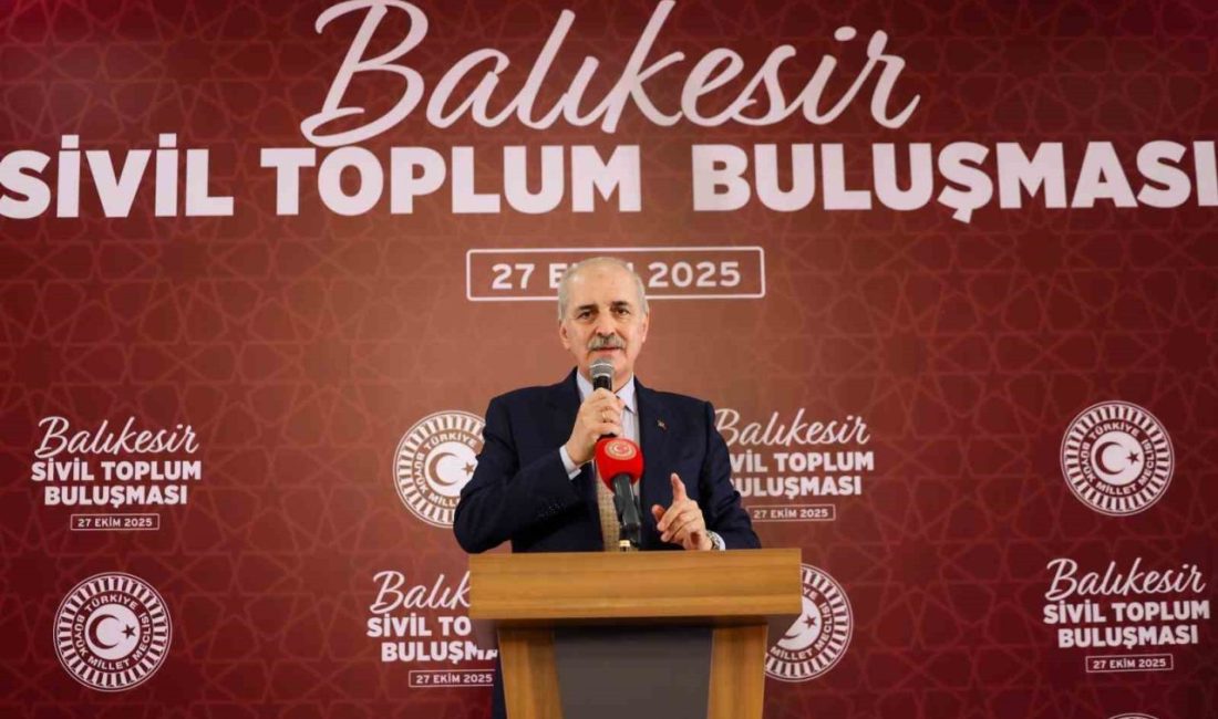 Türkiye Büyük Millet Meclisi (TBMM) Başkanı Numan Kurtulmuş, Balıkesir’de sivil