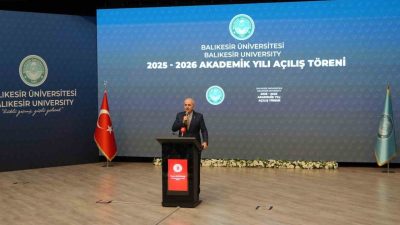 Türkiye Büyük Millet Meclisi Başkanı (TBMM) Numan Kurtulmuş, Balıkesir Üniversitesi’nde