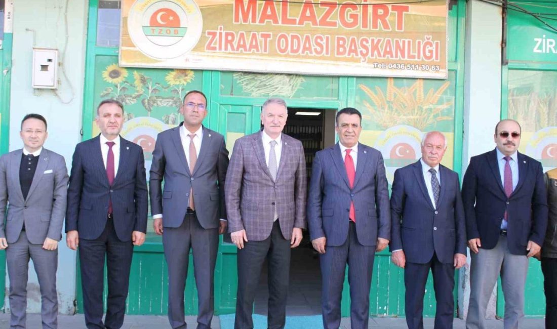 TMO Genel Müdürü Güldal, Malazgirt’te incelemelerde bulundu Toprak Mahsulleri Ofisi (TMO) Genel Müdürü Ahmet Güldal, Muş’un Malazgirt