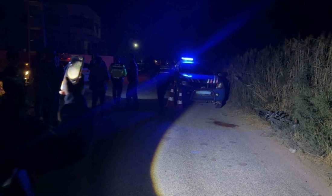 Gaziantep’in Karkamış ilçesi kırsal Tosunlu Mahallesi muhtarı Nejdet Kılıç, motosikletiyle