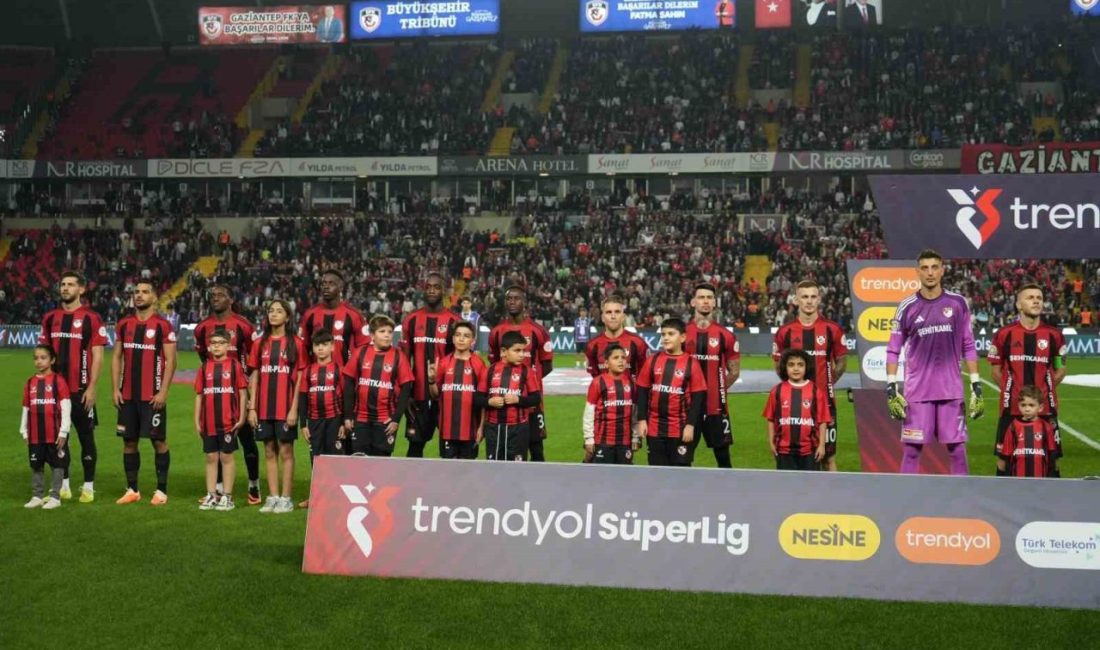 Trendyol Süper Lig’in 10. haftasında Gaziantep FK, evinde Fenerbahçe ile